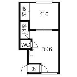 サンハウスの物件間取画像